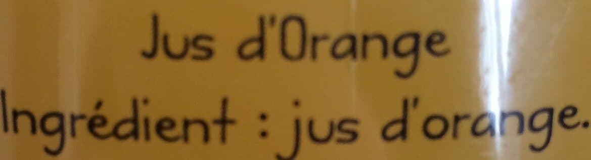 Plein Fruit Jus Orange packshot