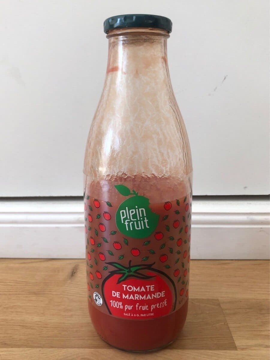 Plein Fruit Pur jus de tomate de marmande salé à 6g/l packshot