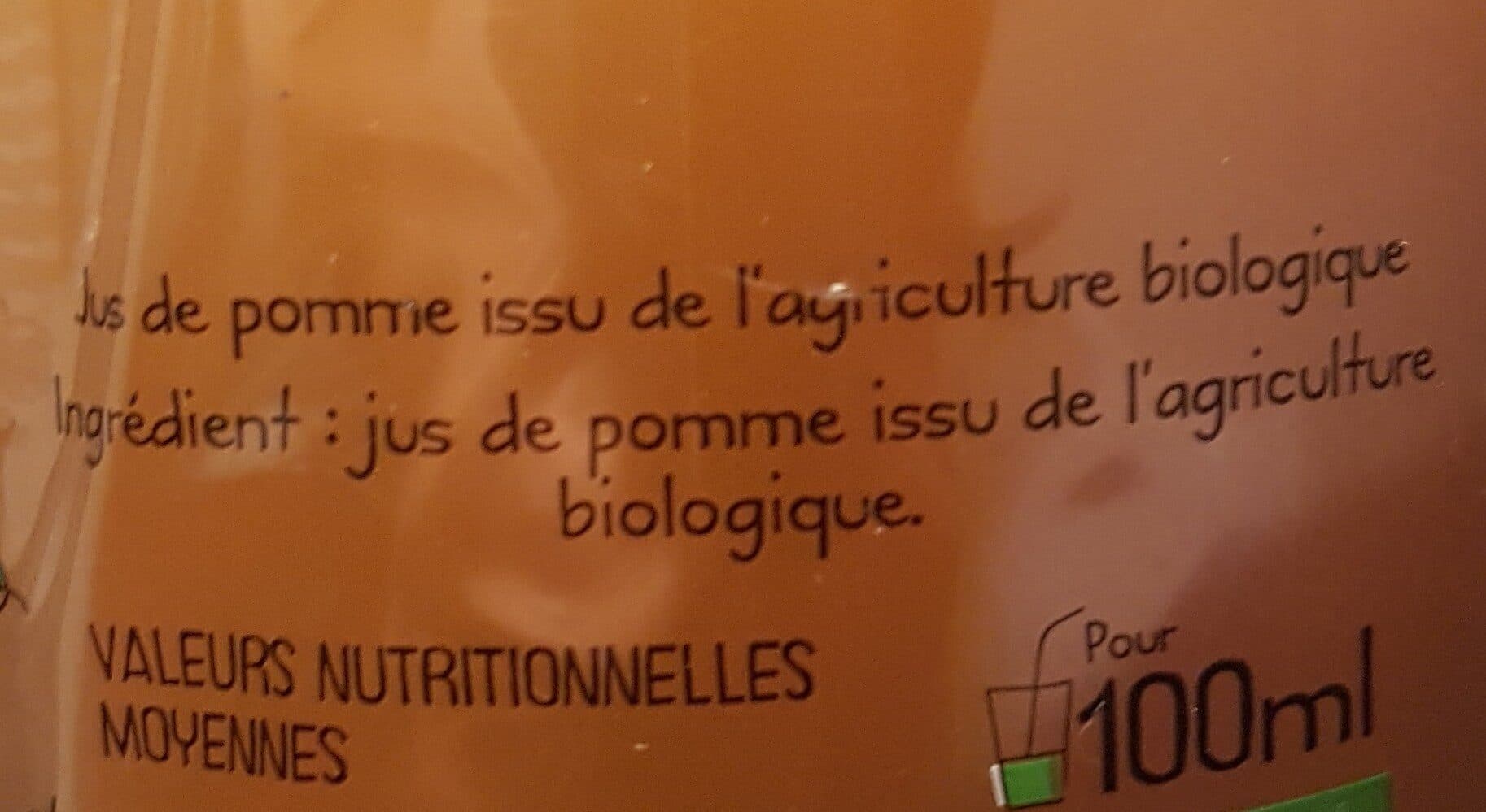 Plein Fruit Pomme Bio packshot