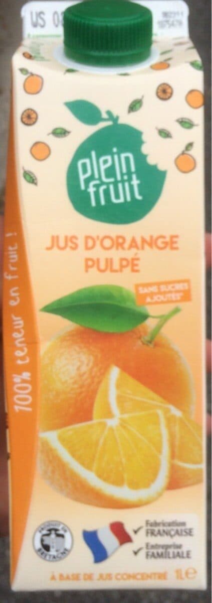 Plein Fruit Jus d'Orange Pulpé packshot