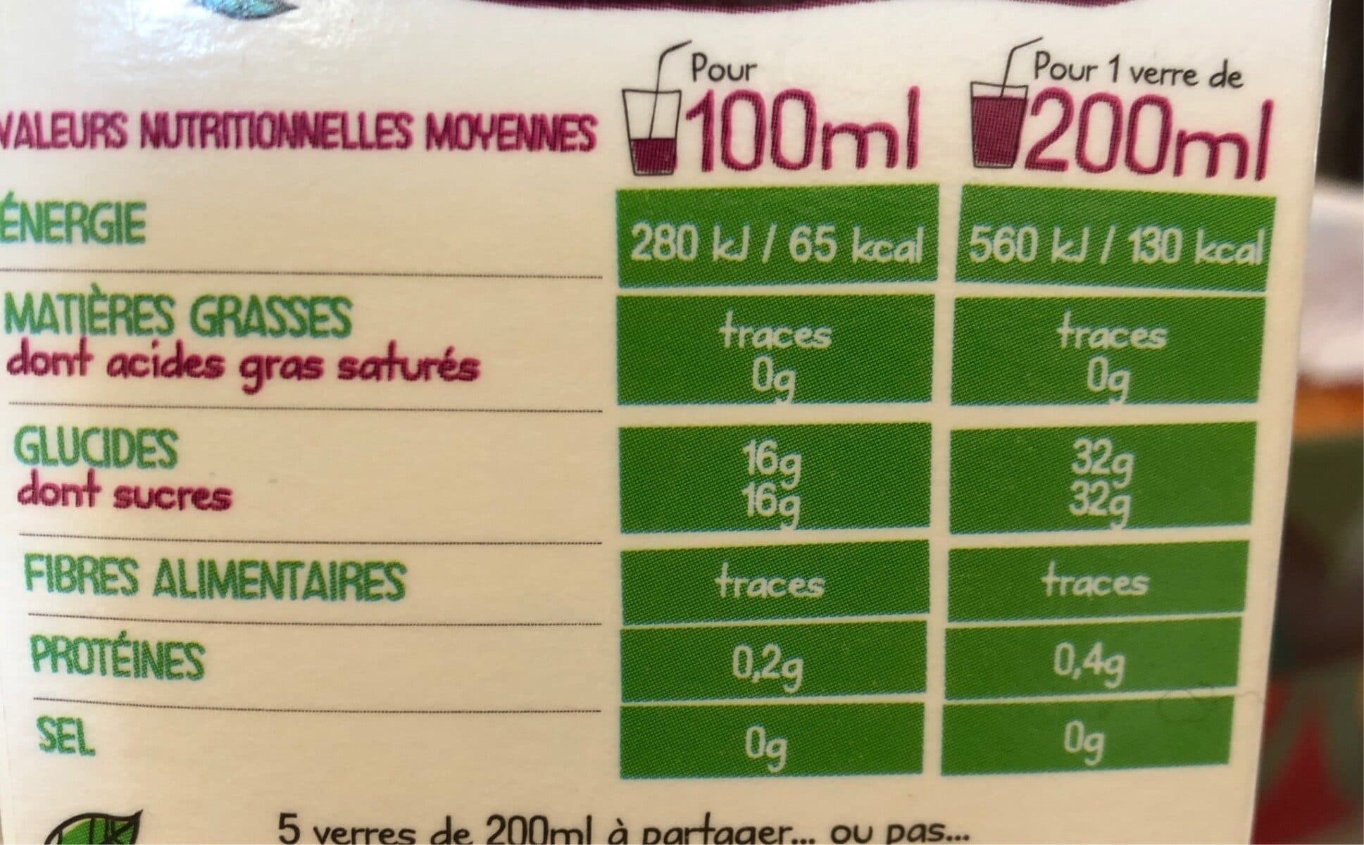Plein Fruit Pur jus de raison muscaté packshot