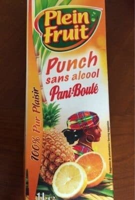 Plein Fruit Punch paniboulé sans alcool packshot