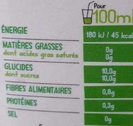 Plein Fruit Jus de pomme et rhubarbe bio packshot