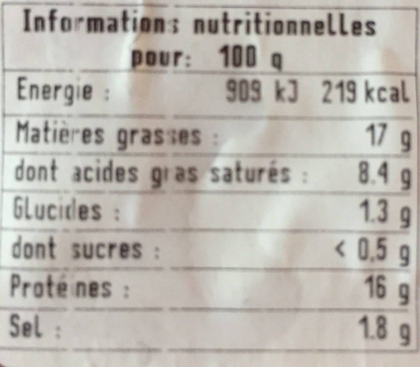 Open Food Facts Saucisse de dinde packshot