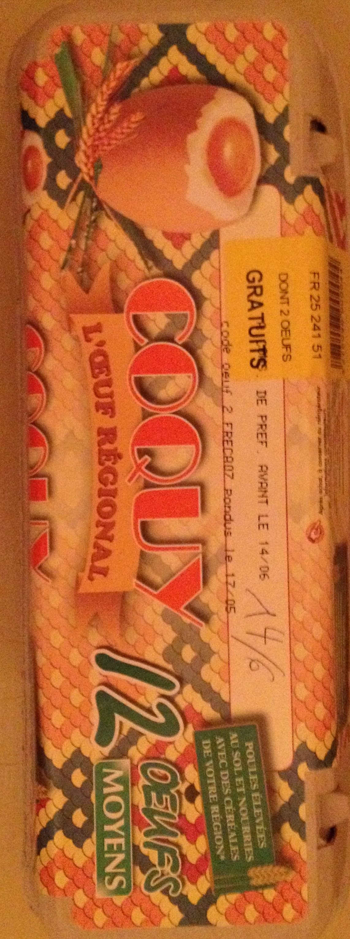 Coquy Oeufs (x 12) calibre Moyen - Coquy packshot