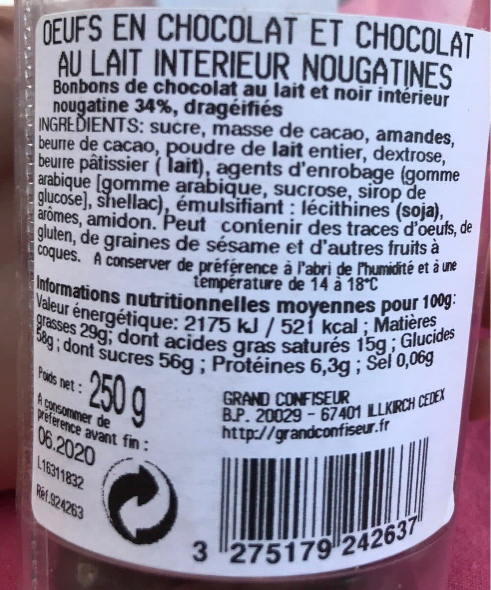 Grand Confiseur Œufs Nougatine packshot