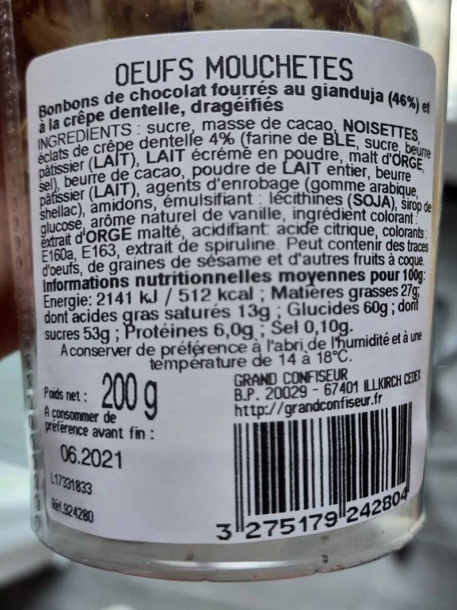 Open Food Facts Oeufs mouchetés packshot