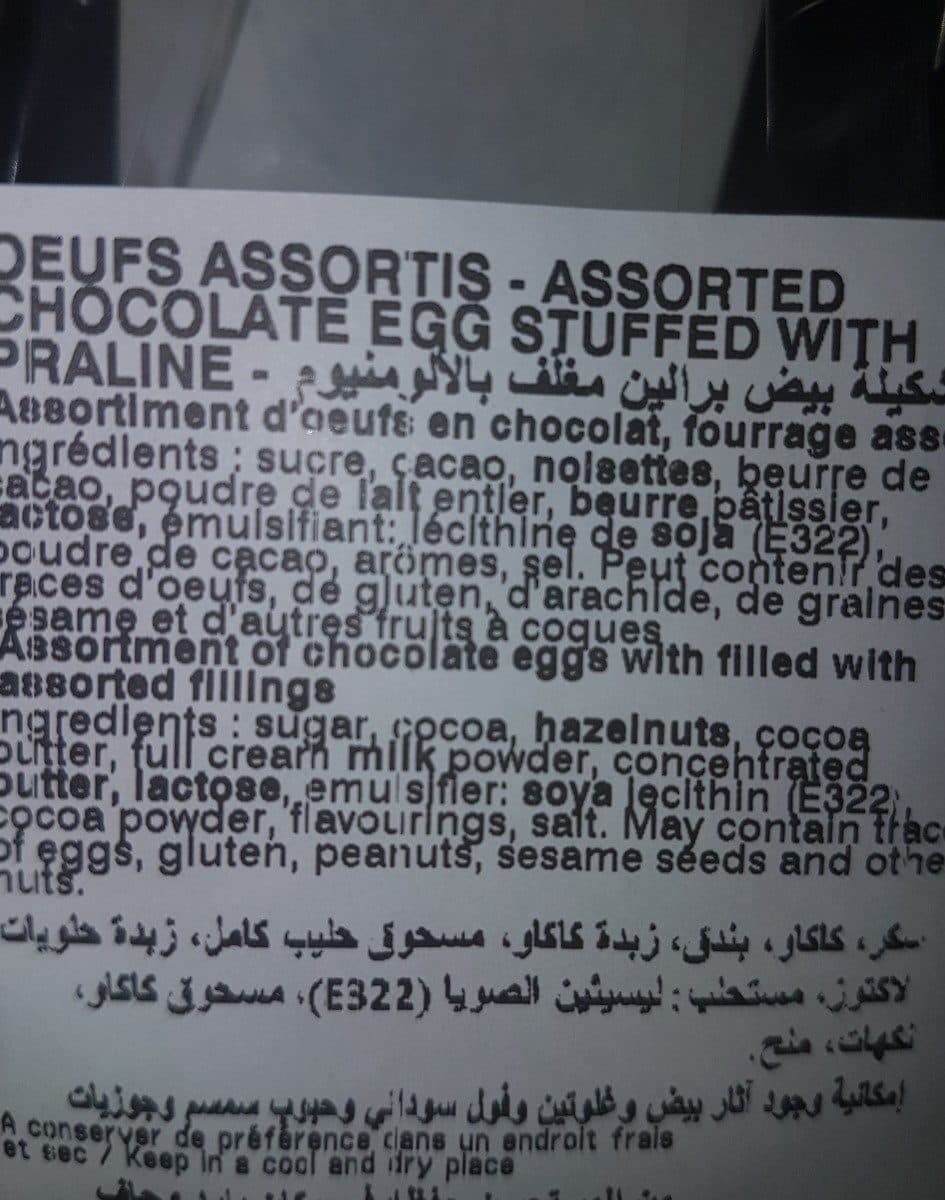 Paul Oeufs assortis packshot