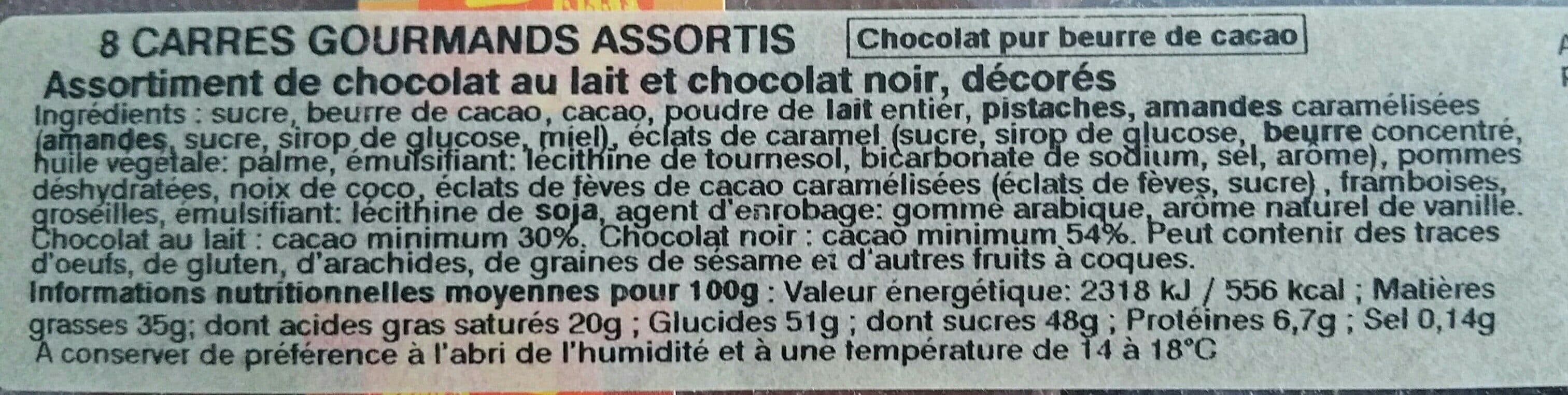 Open Food Facts Caprices du Chocolatier packshot