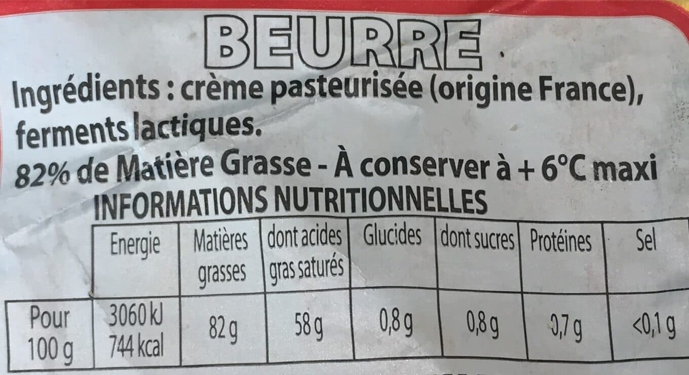 Bons mayennais Beurre doux packshot