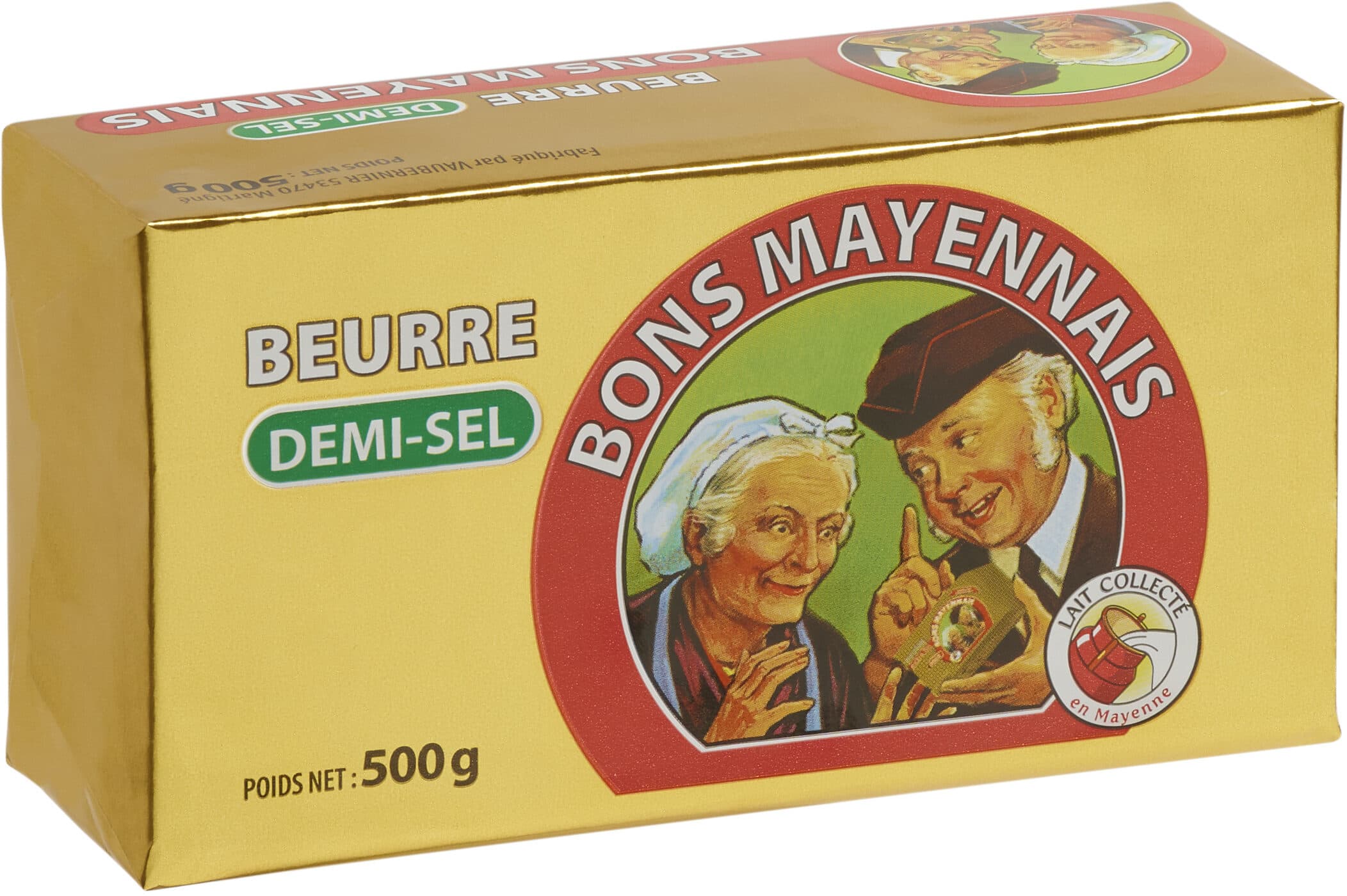 Bons mayennais Beurre demi-sel packshot