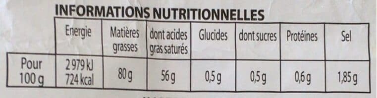 Bons mayennais Beurre demi-sel packshot