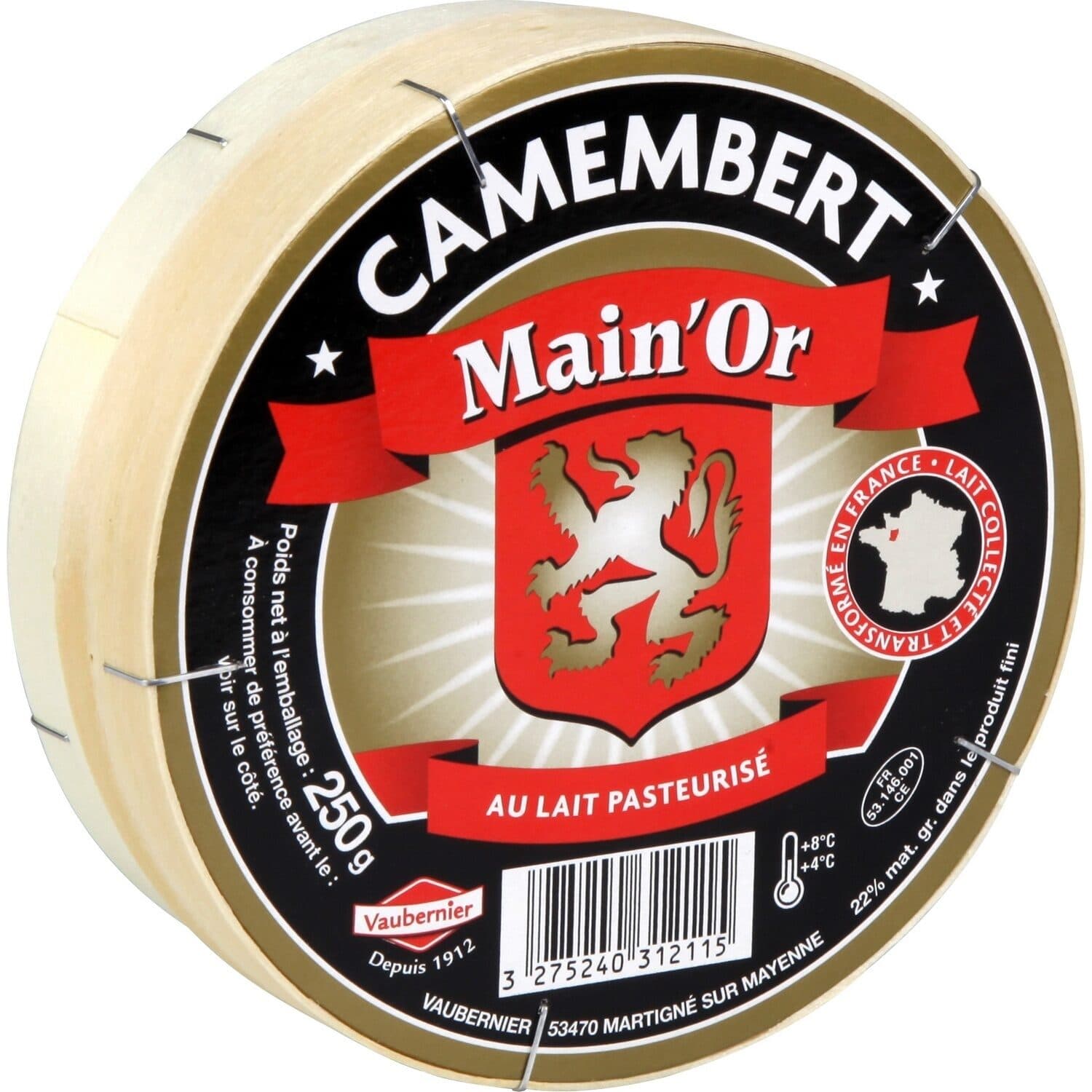 Main'or Camembert packshot