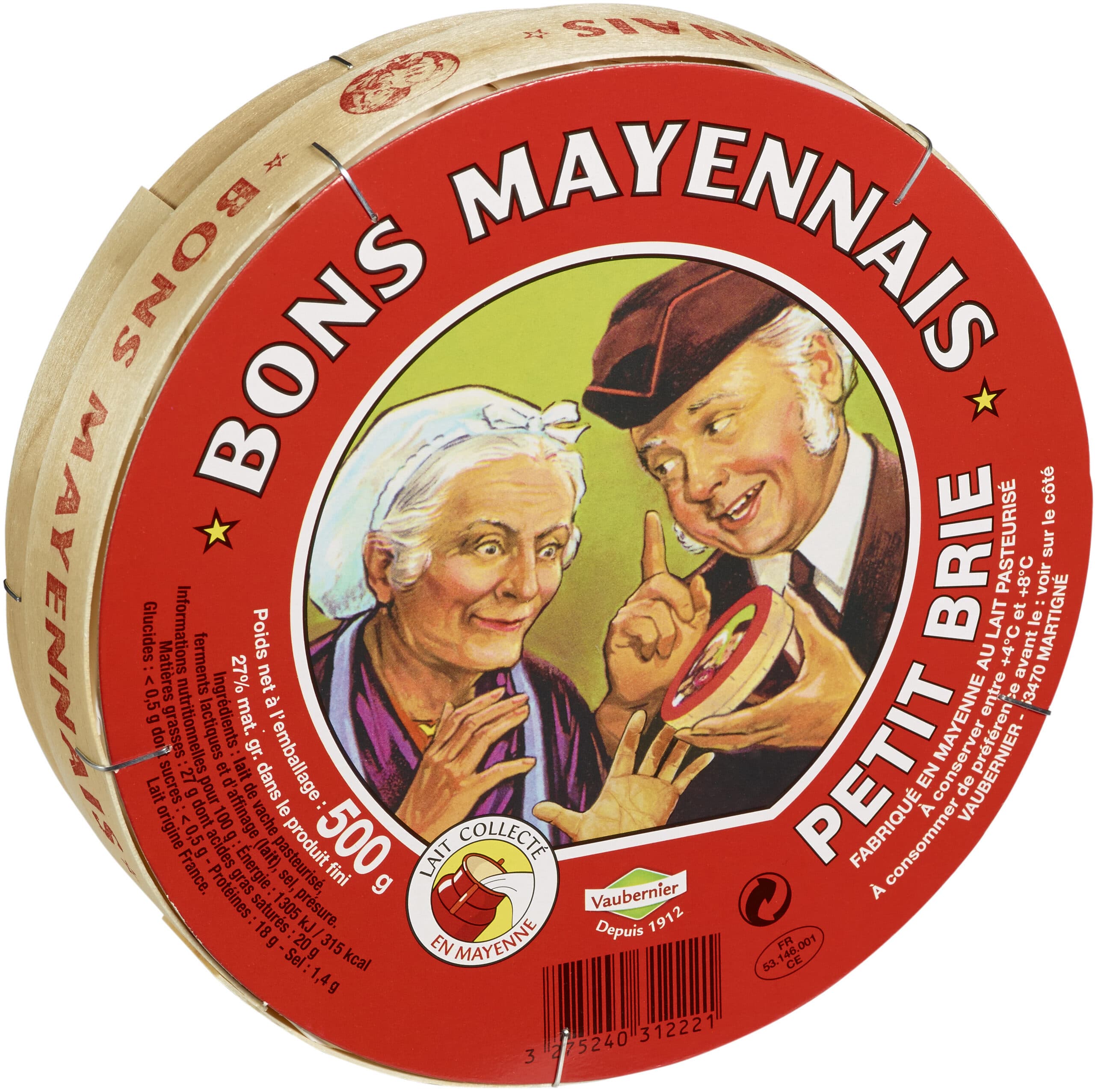 Bons mayennais Petit brie packshot