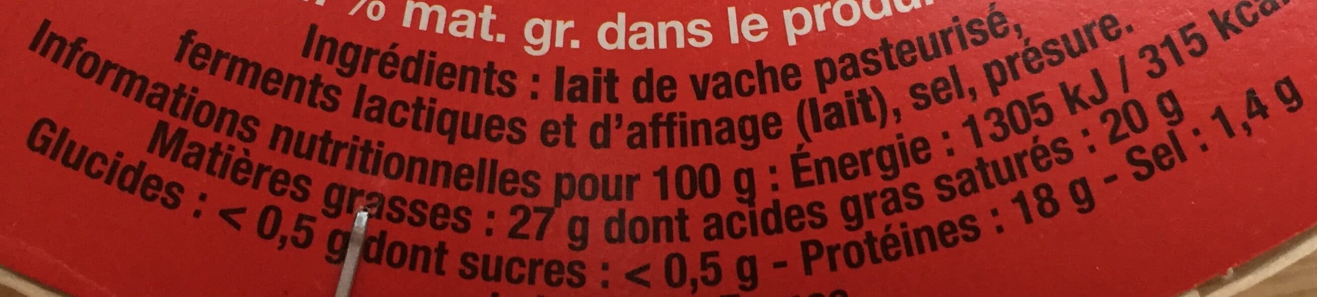 Bons mayennais Petit brie packshot