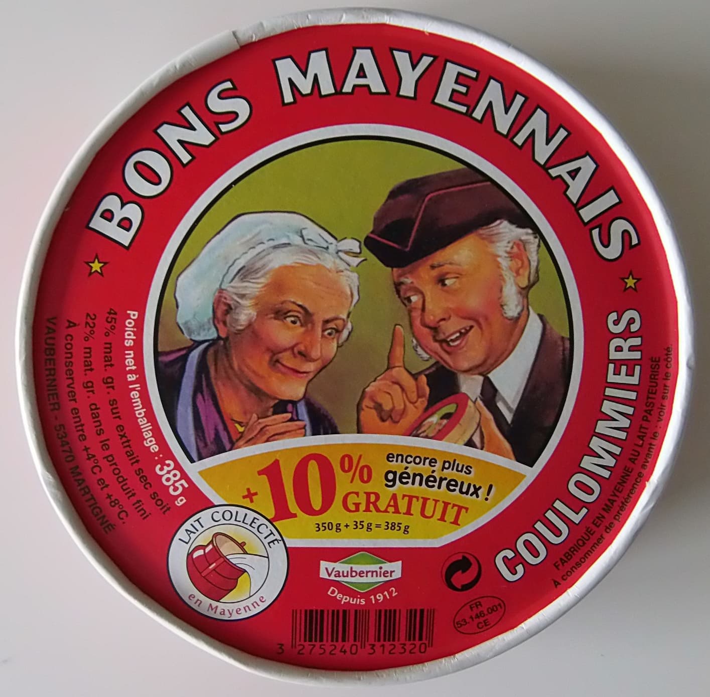 Bons Mayennais Coulommiers packshot