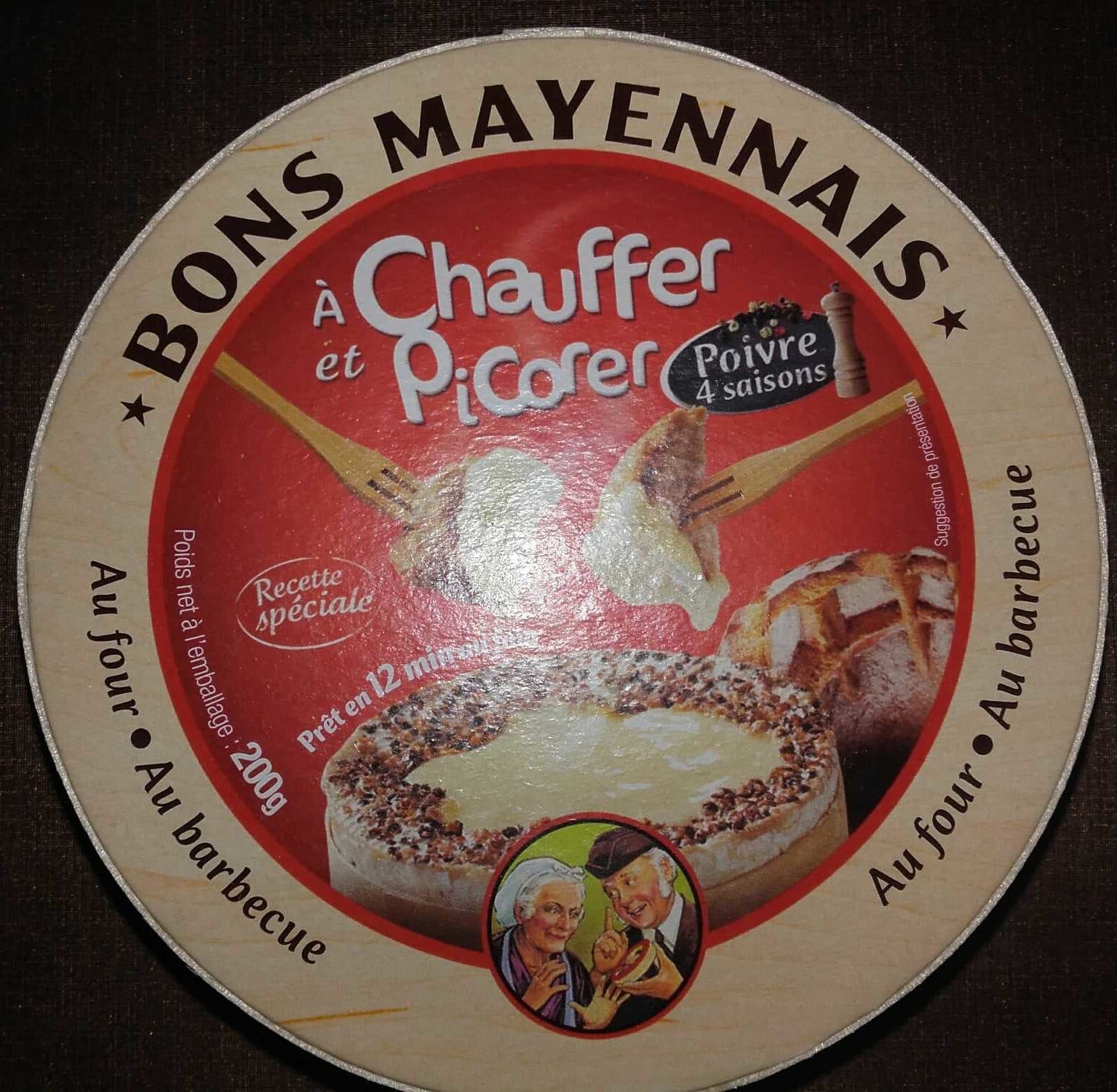 Bons Mayennais Bon Mayennais à Chauffer et Picorer Poivre 4 Saisons (27% M/G.) packshot
