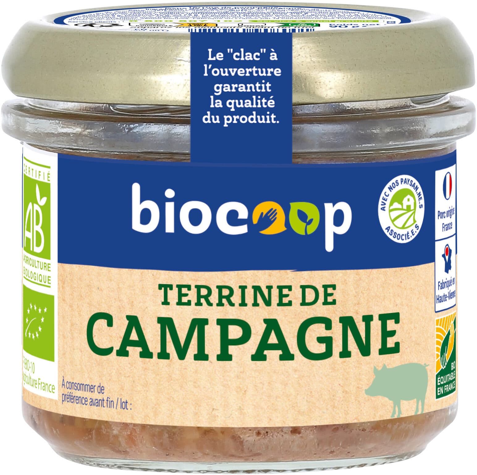 Biocoop Terrine campagne packshot
