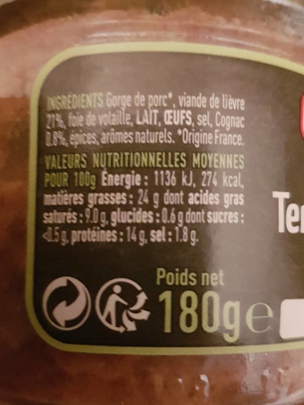 Arnaud Terrine de Lièvre au Cognac packshot