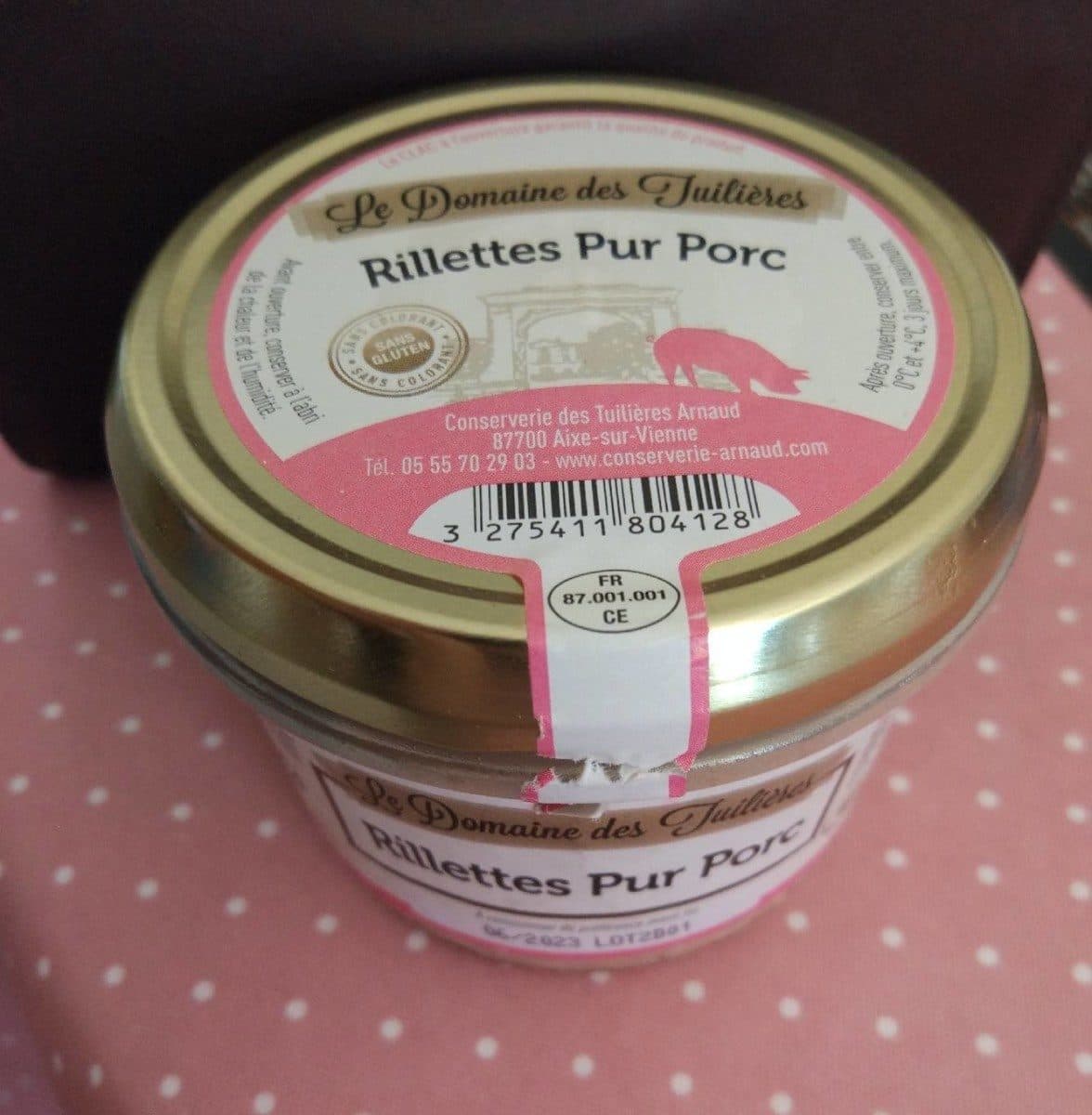 Open Food Facts Rillette De Porc packshot