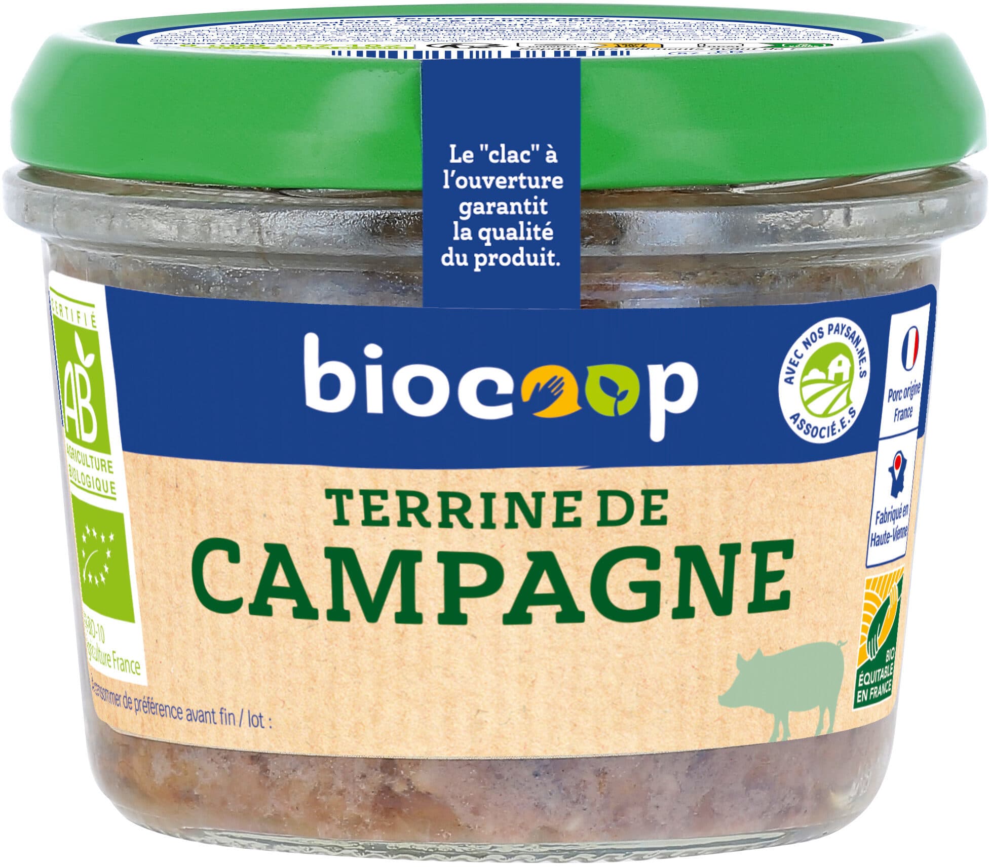 Biocoop Terrine campagne packshot