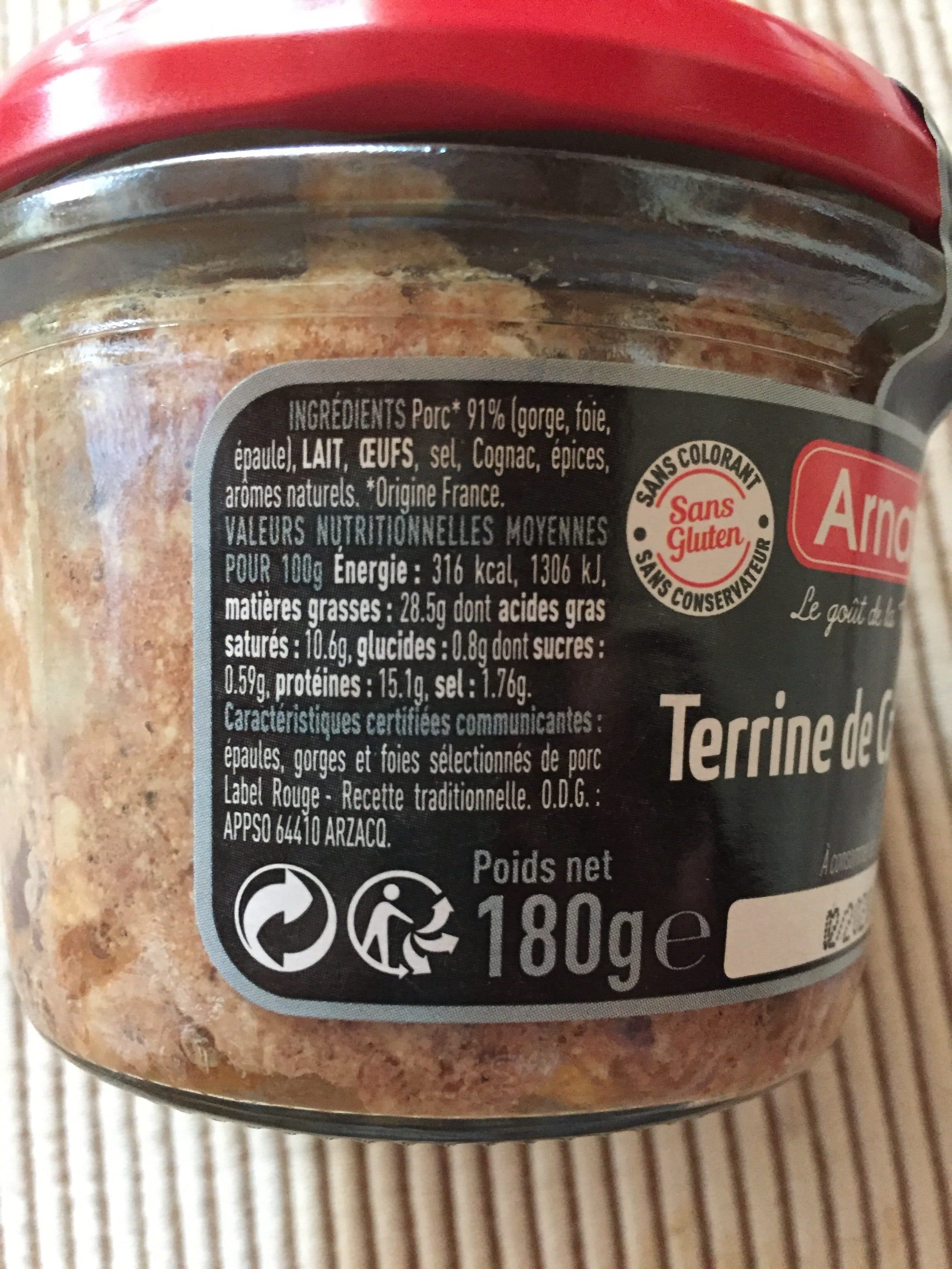 Arnaud Terrine de campagne packshot