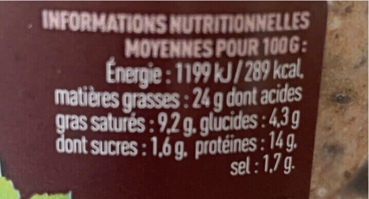 Les Bons Pâtés du Père André Terrine de campagne aux chataignes packshot