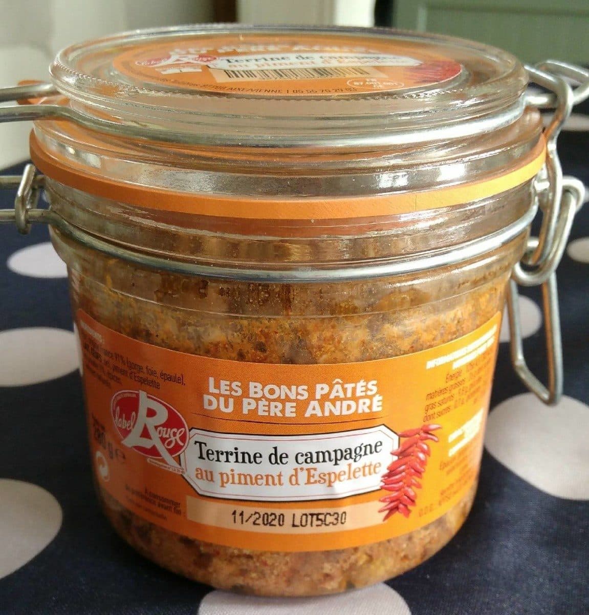 Open Food Facts Les bons pâtés du Père André -Label Rouge packshot