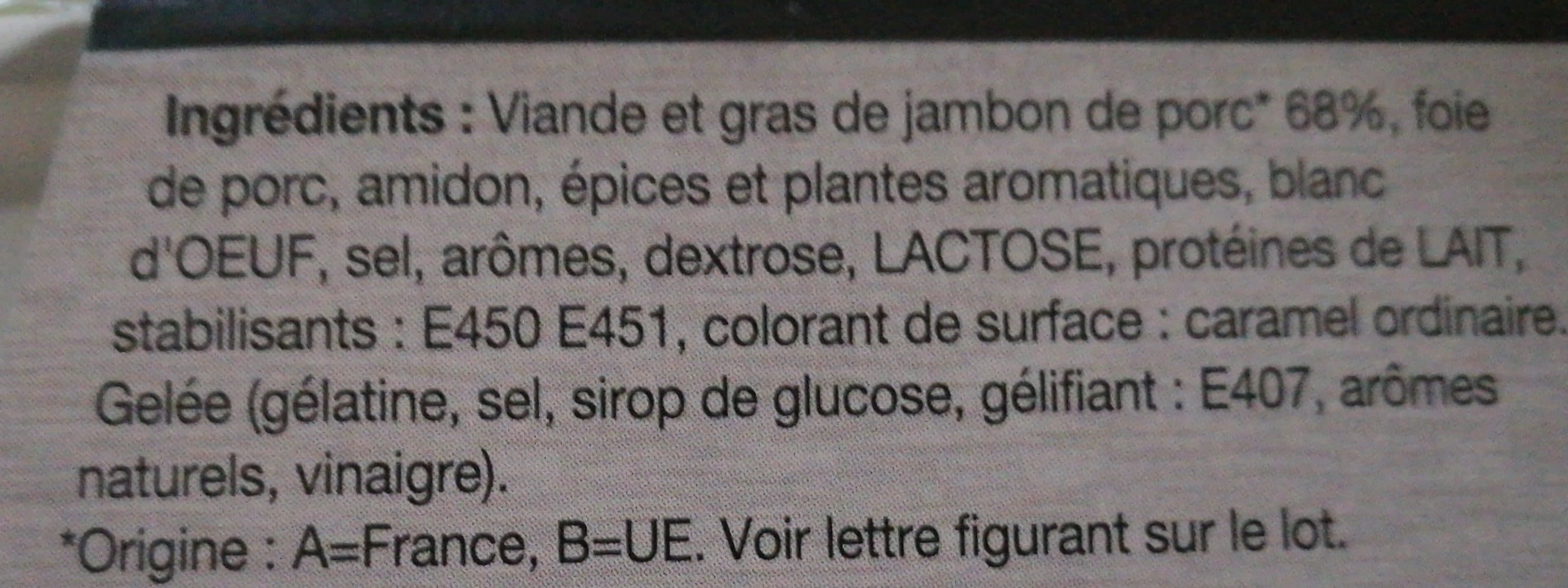 Petitgas Petitgas Terrine de jambon packshot