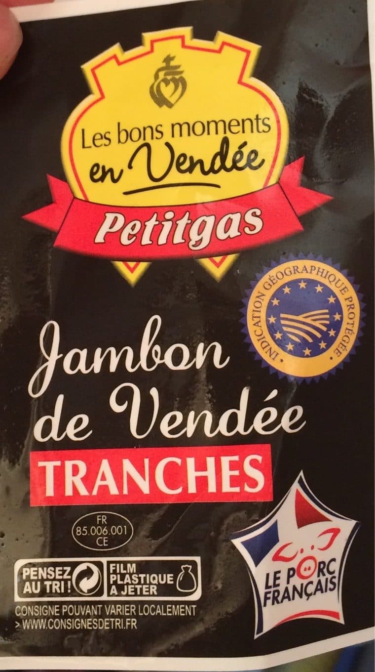 Petit Gas Jambon de vendée packshot