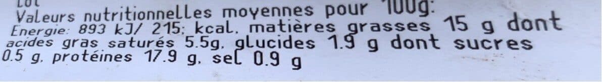 Petitgas Fressure Vendeenne à l'ancienne tranche packshot