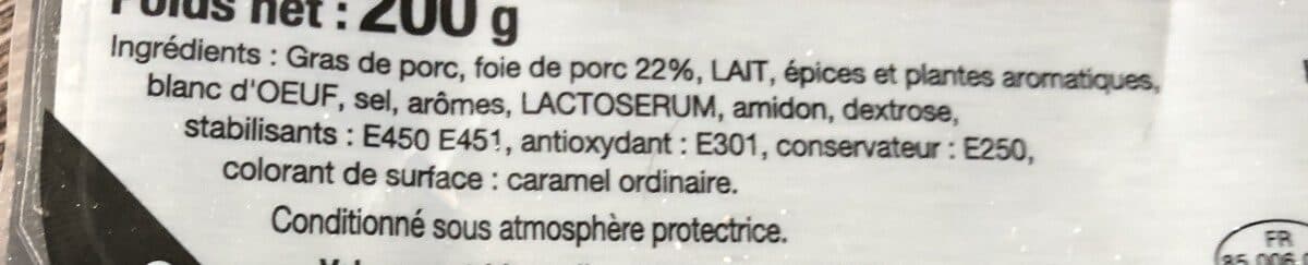 Petitgas Pate de foie campagnard packshot