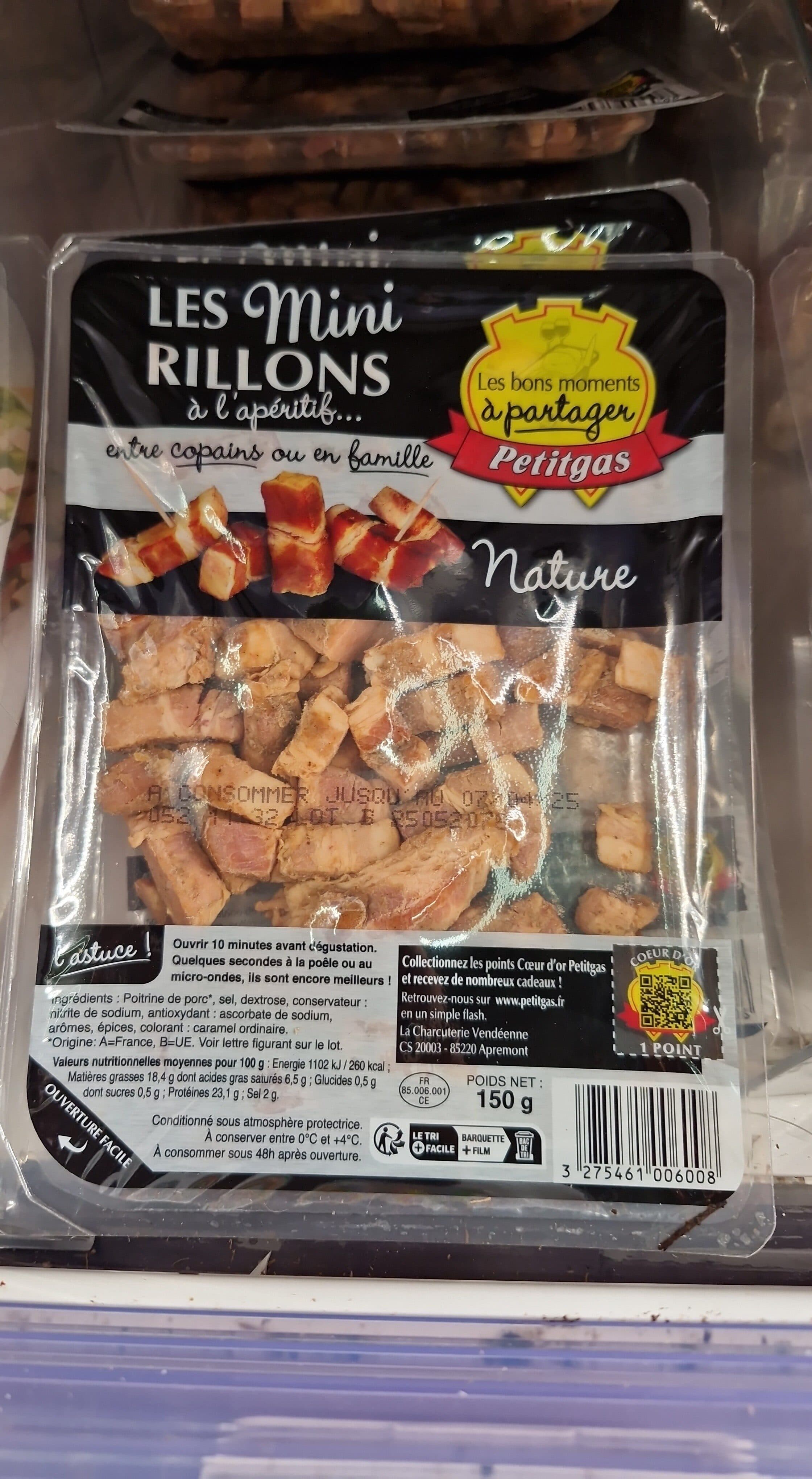 Petitgas Les Minis Rillons Nature packshot