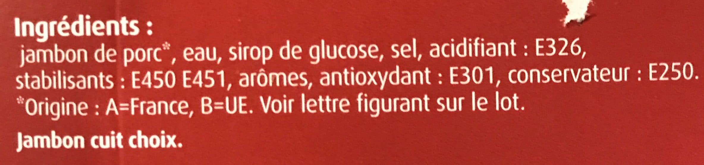 Petitgas Jambon nature sans couenne packshot