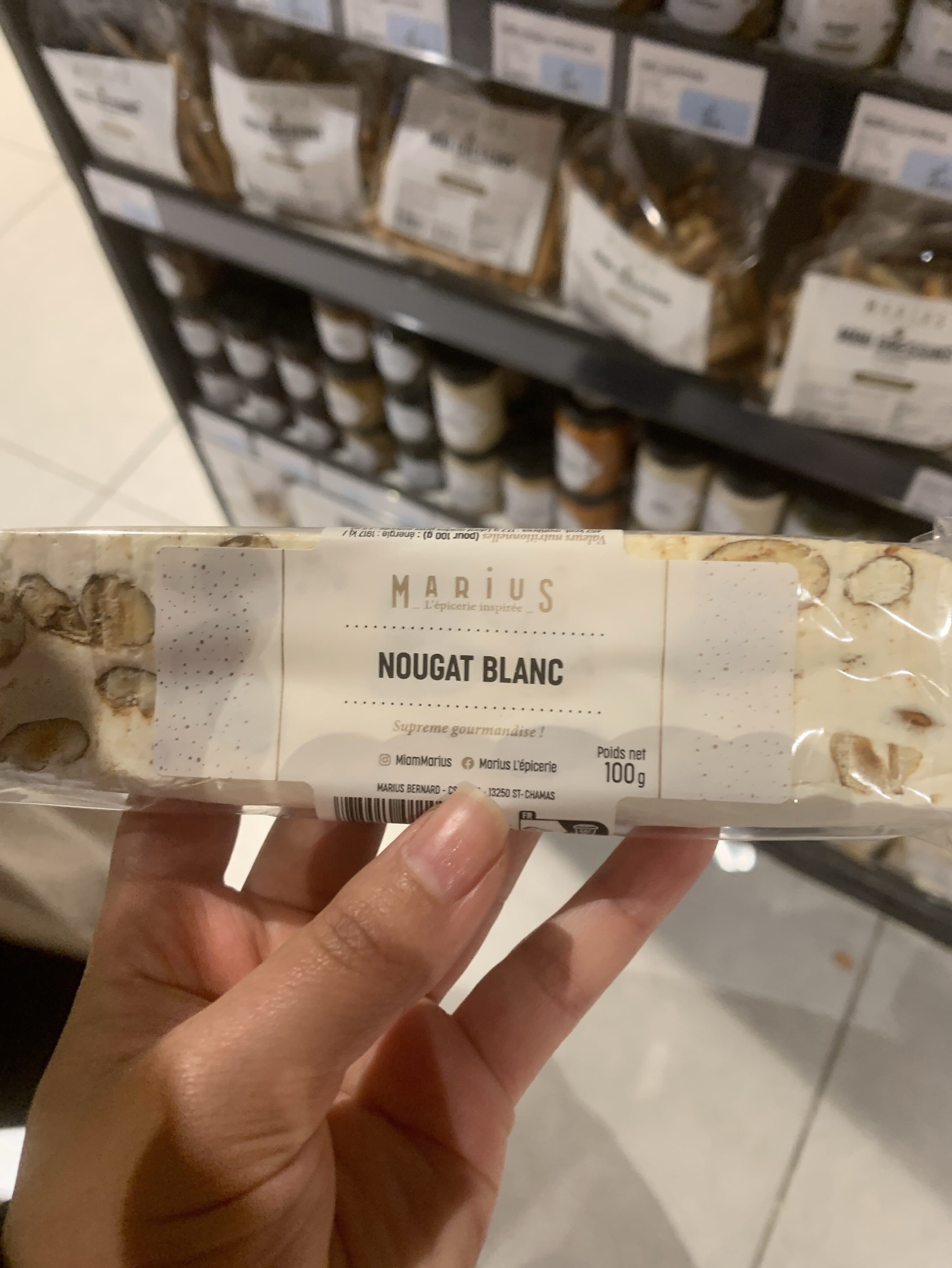 Open Food Facts Nougat Blanc packshot
