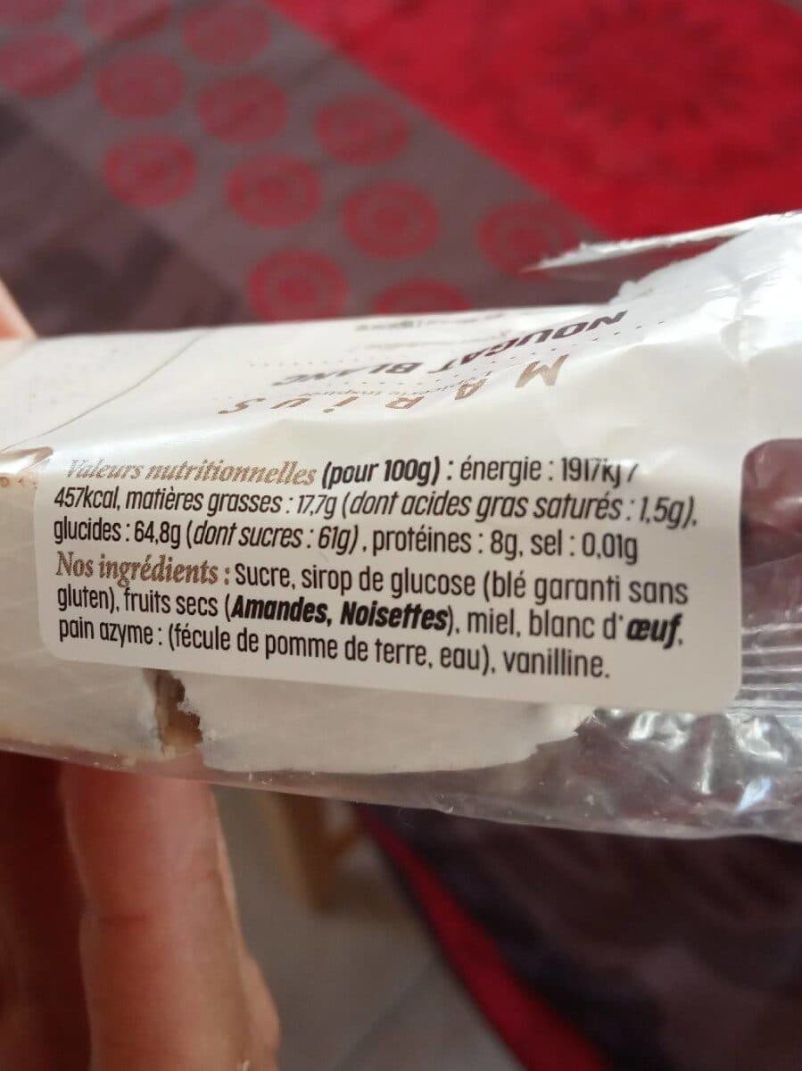 Open Food Facts Nougat Blanc packshot