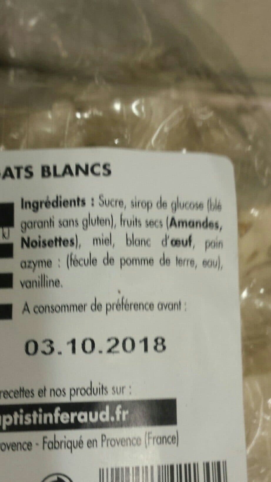 Feraud Nougat blanc packshot