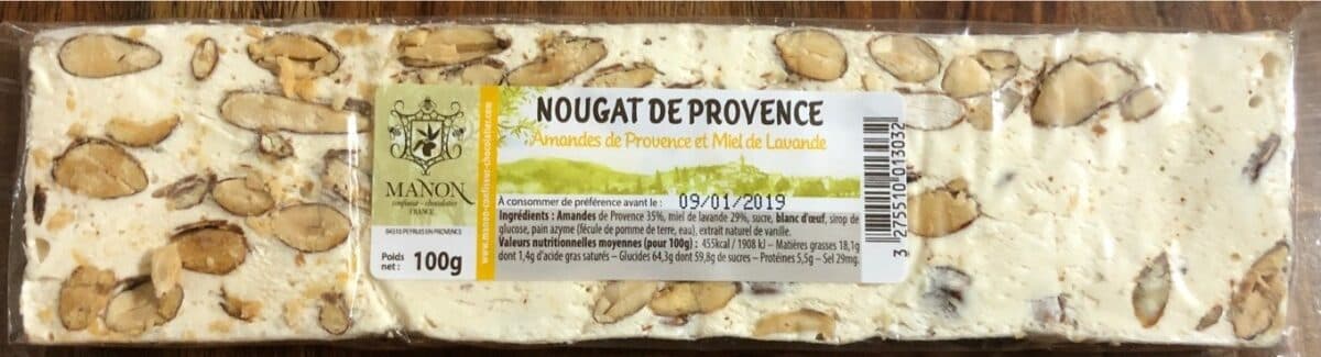 Open Food Facts Nougat de provence packshot