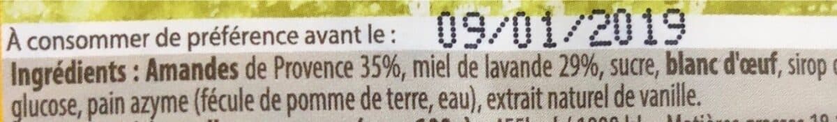 Open Food Facts Nougat de provence packshot