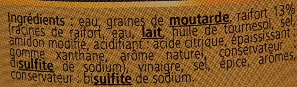ALéLOR Moutarde douce au Raifort d'Alsace packshot