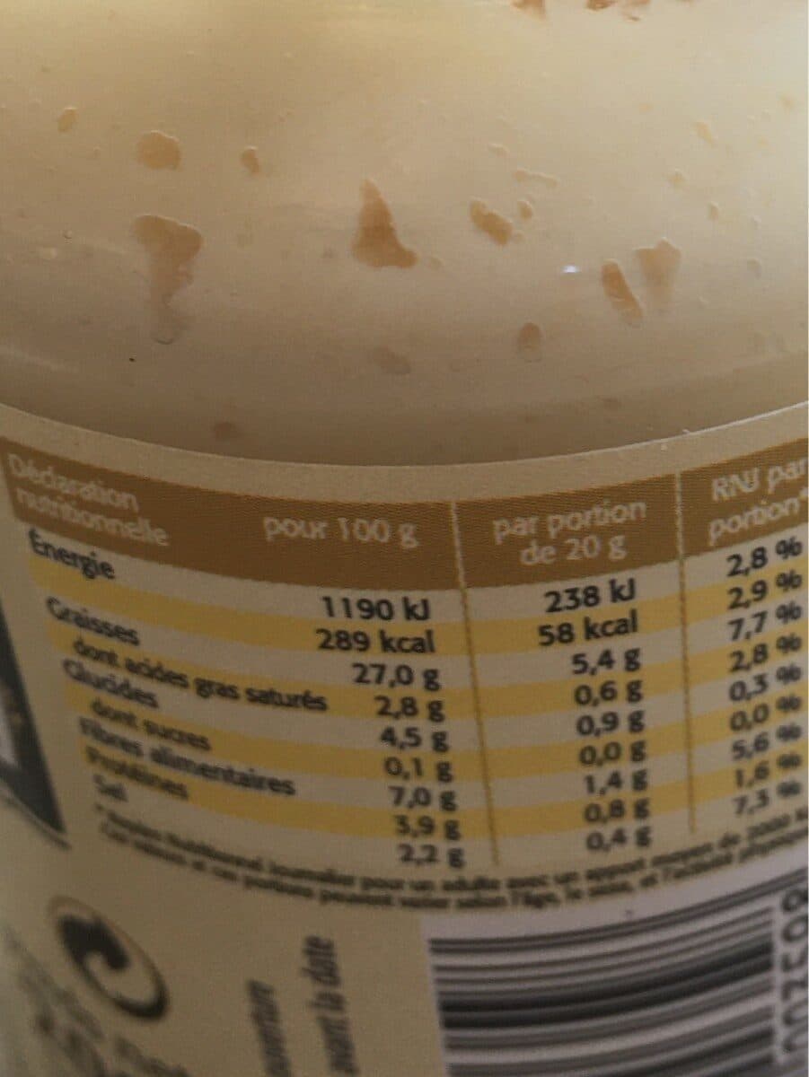 oncle Hansi condiments Raifort doux packshot