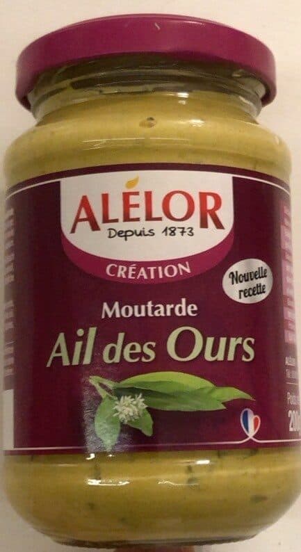 Alélor Moutarde Douce à l'Ail et au Persil packshot