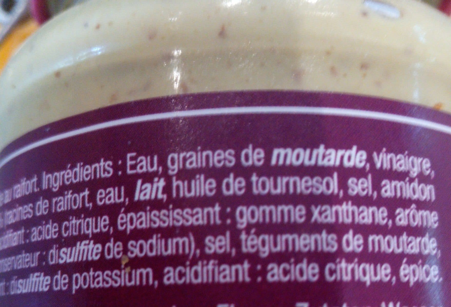Alélor Moutarde au Raifort packshot