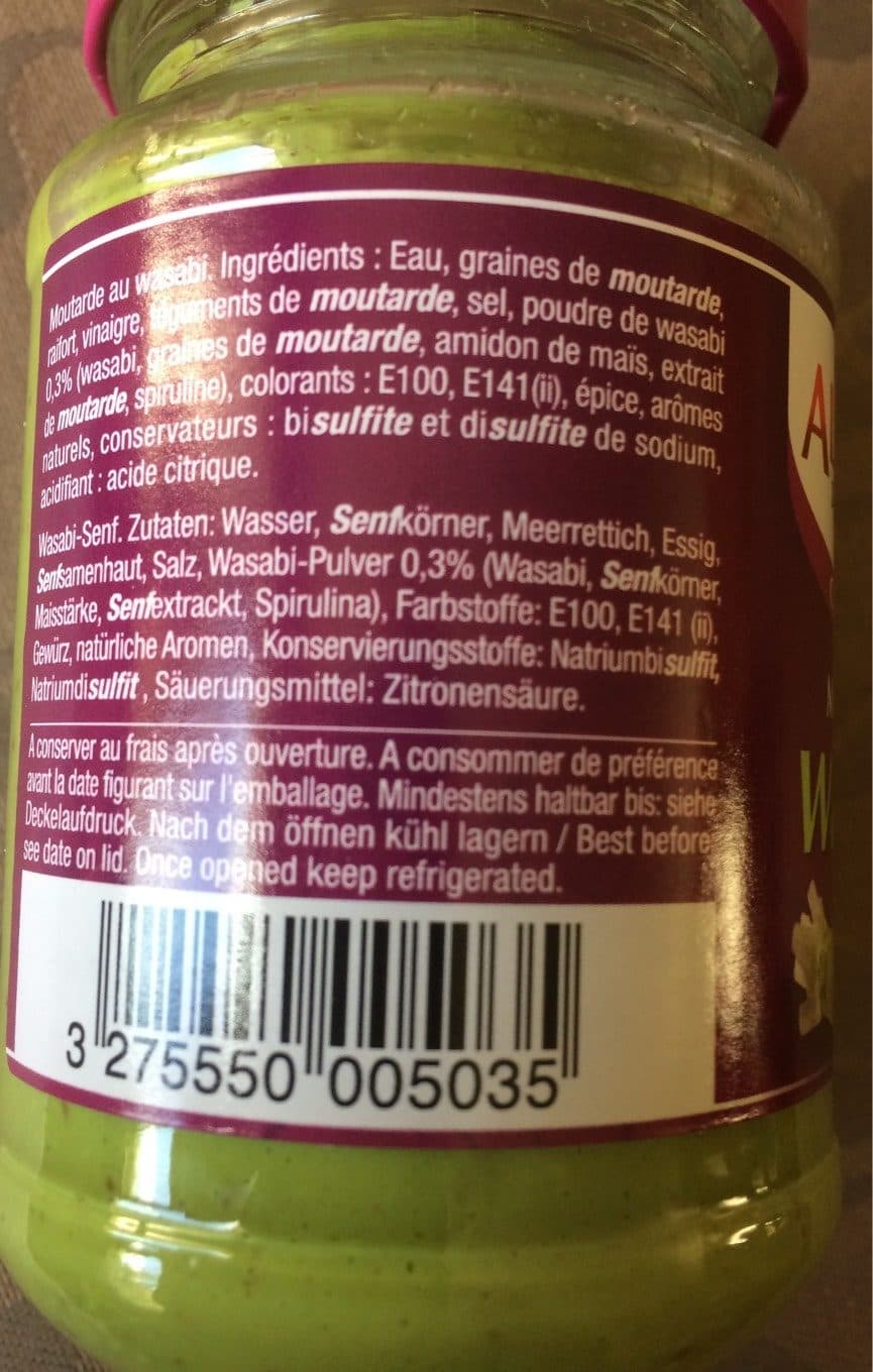 Alelor Moutarde Wasabi packshot