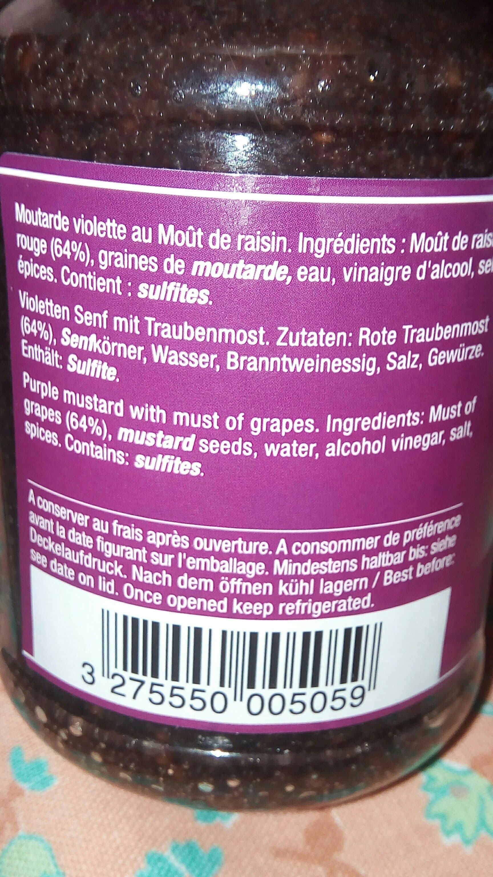 Alelor Moutarde violette packshot
