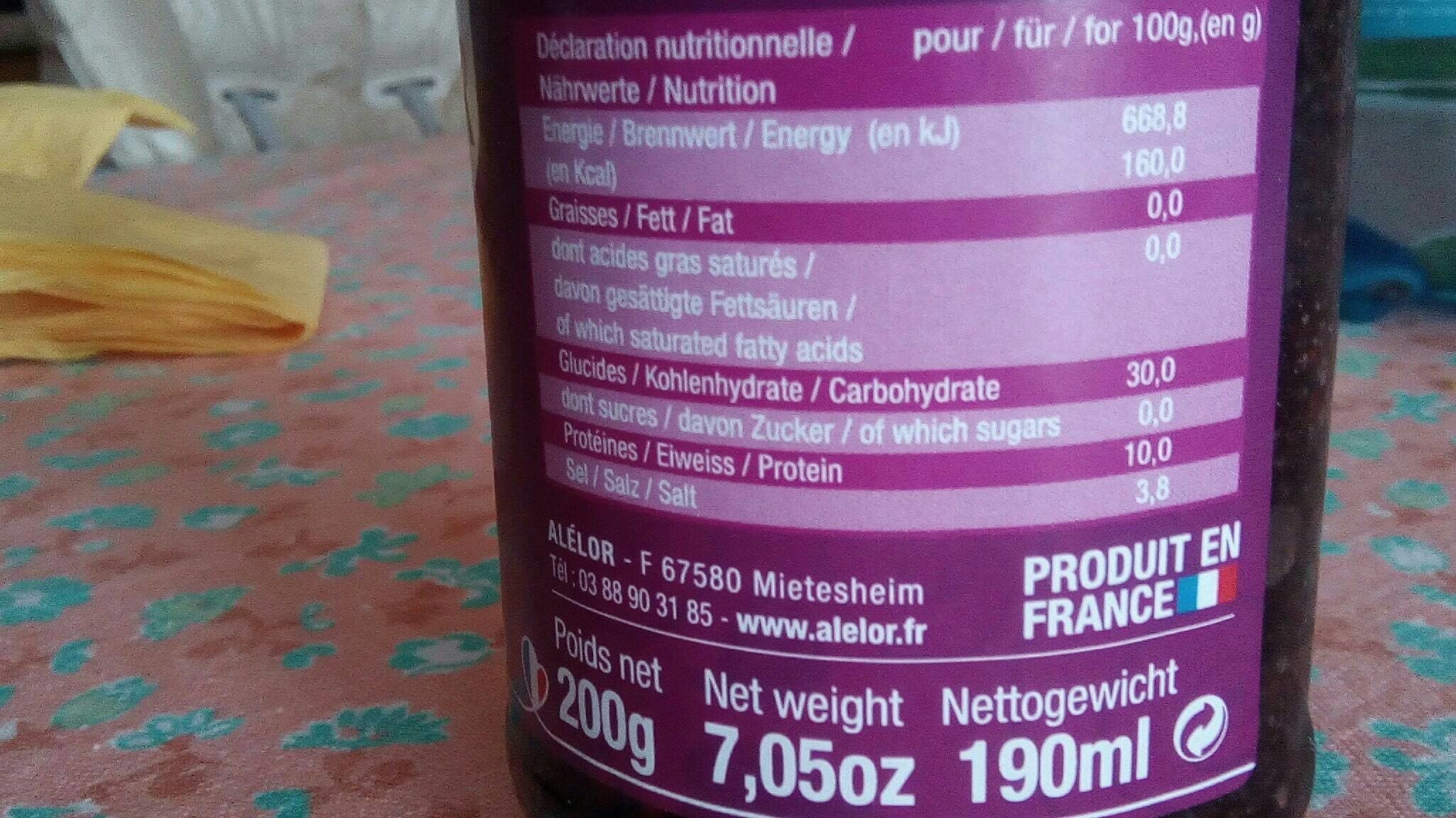 Alelor Moutarde violette packshot