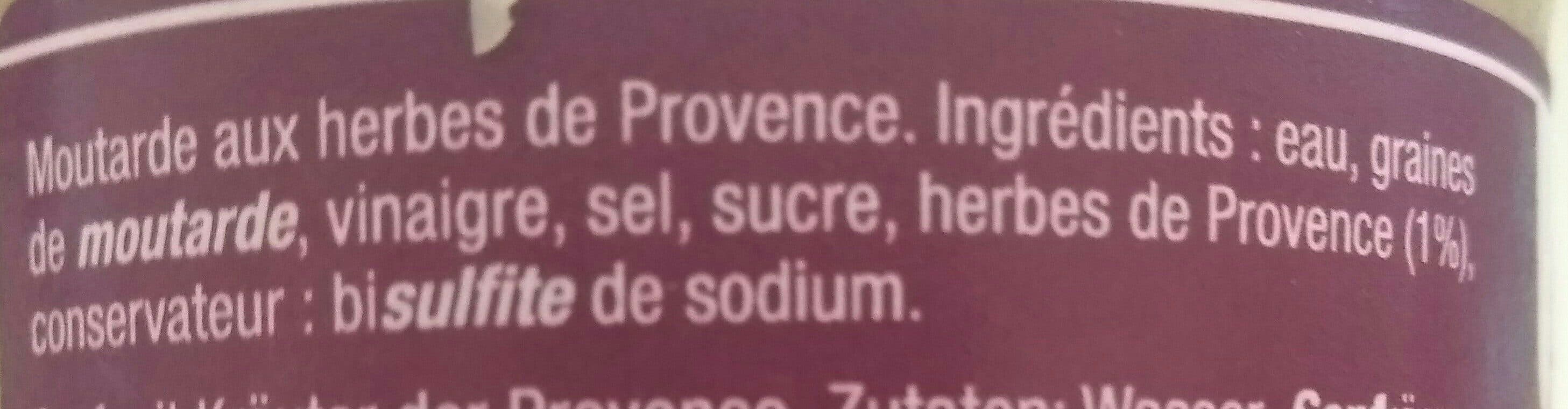 Alélor Moutarde herbes de Provence packshot