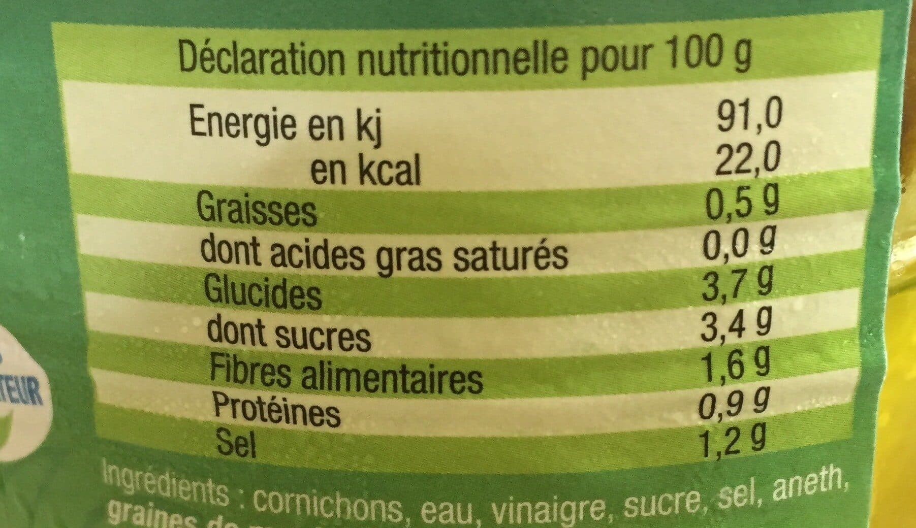 Alélor Cornichons aigres-doux en lamelles packshot