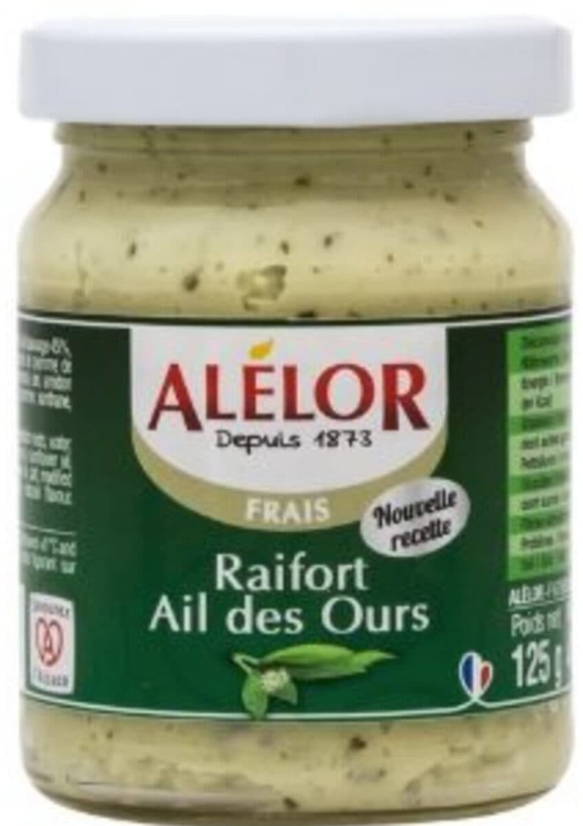 Alélor Raifort d’Alsace râpé à l’Ail des Ours packshot
