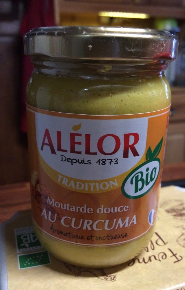 Alélor Moutarde au curcuma packshot